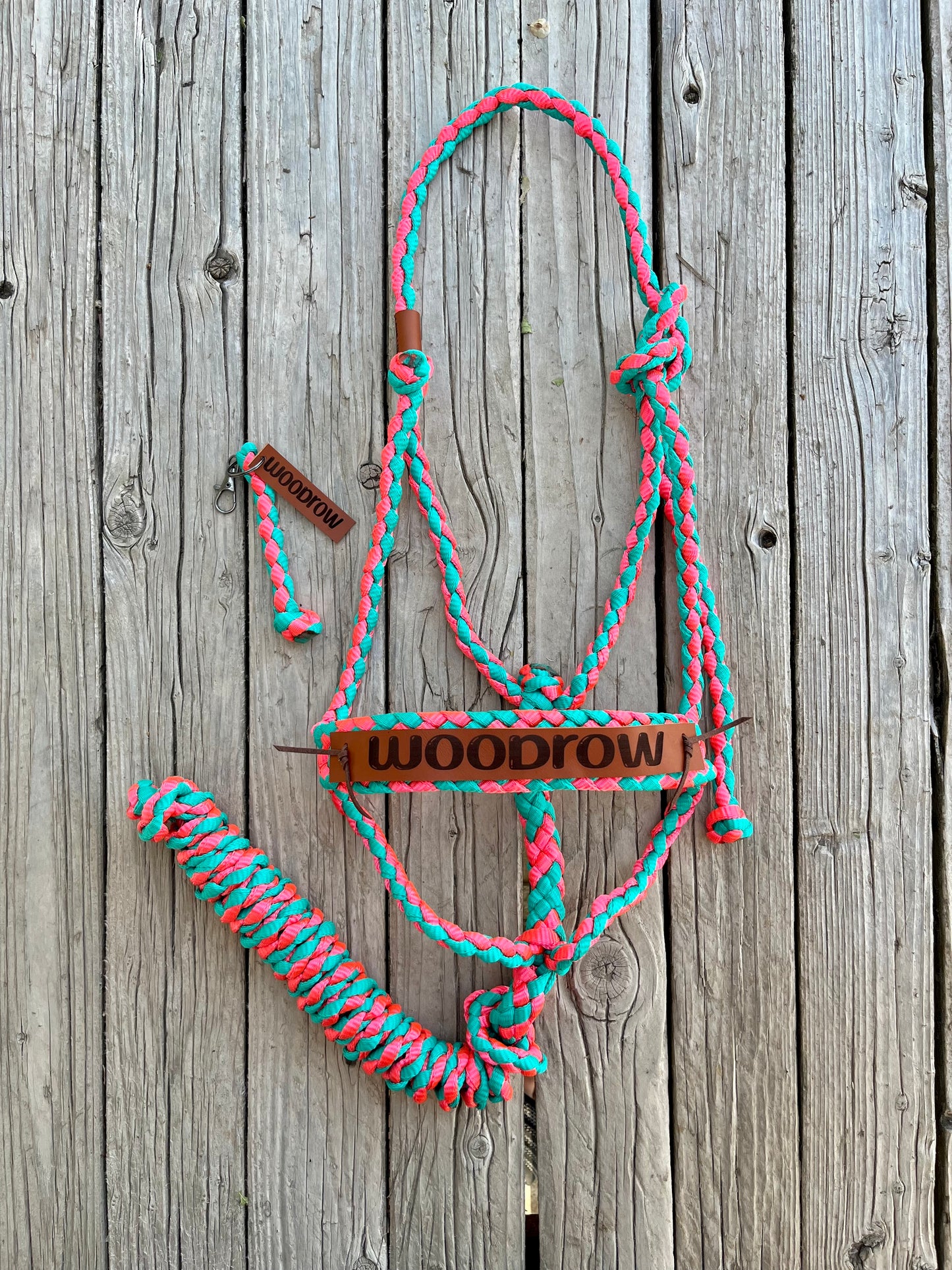 Custom Mule Tape Halter with Matching Keychain | Sizes Mini - Draft