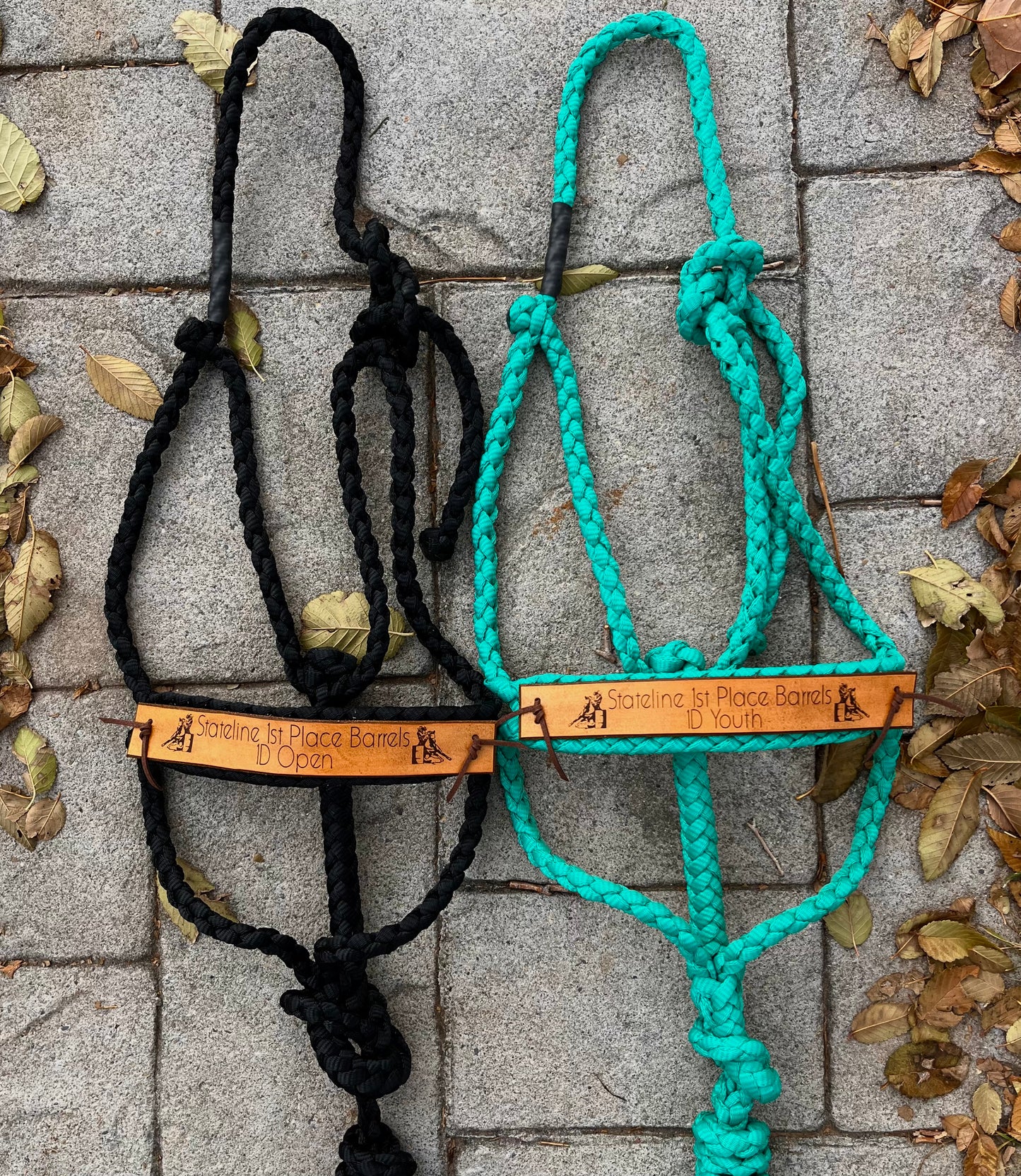 Leather Mule Tape Noseband w/ Image or Brand (HALTER NOT INCLUDED)
