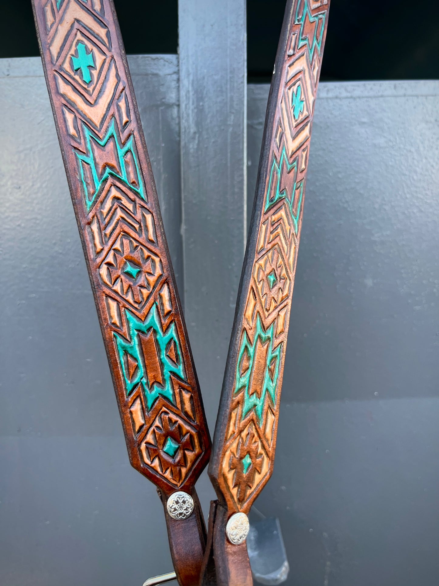 Tooled Camera/Purse Strap
