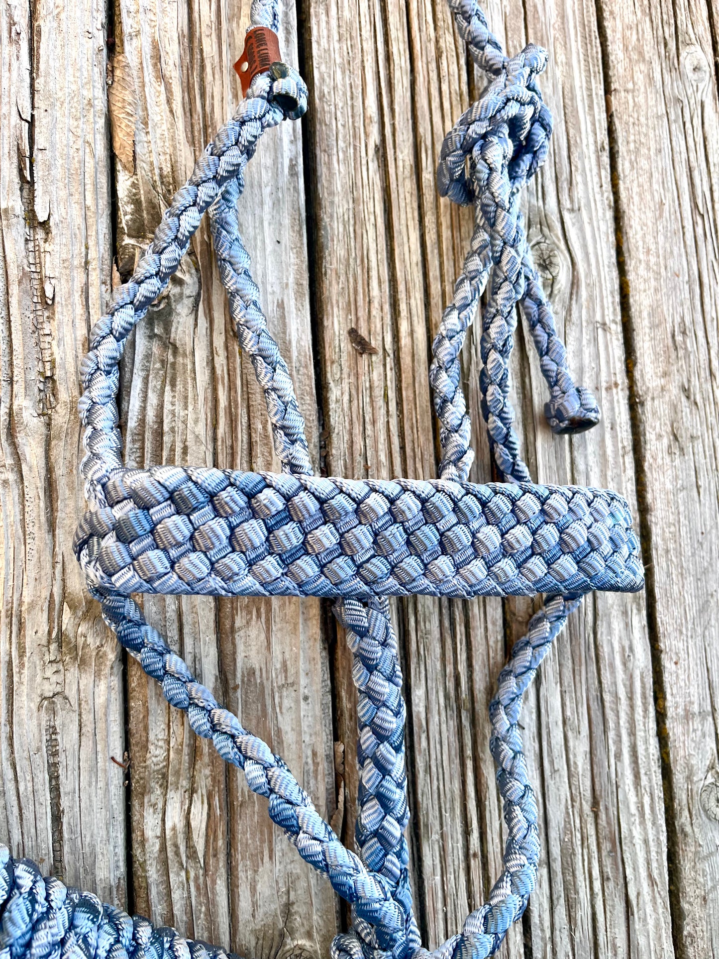 Denim Blue Mule Tape Halter