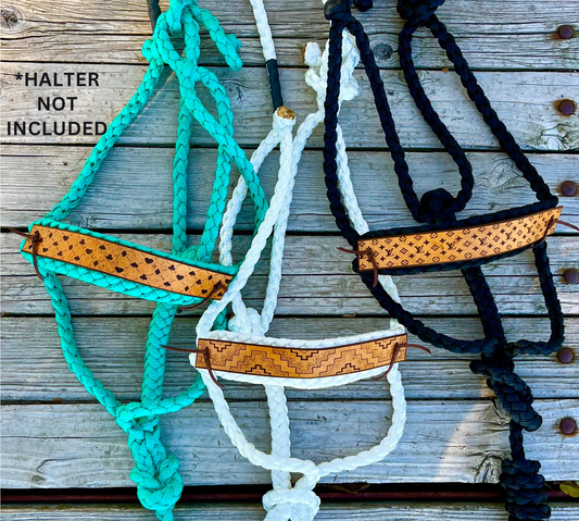 Pre designed Leather Mule Tape Noseband