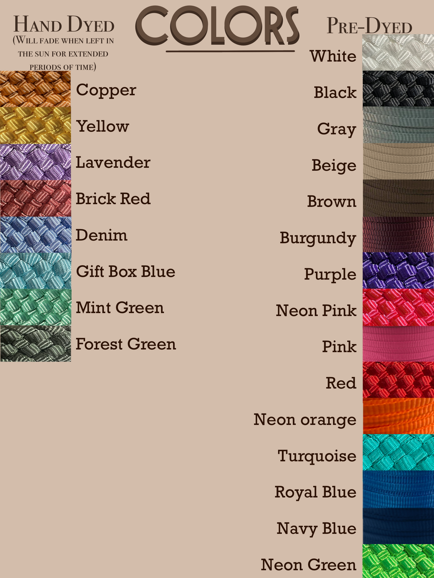 Custom Mule Tape Halter | Sizes Mini - Draft