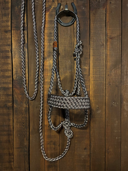 Grey-Mauve Mule Tape Horse Halter