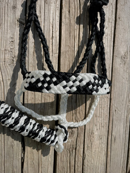 Black & White Mule Tape Halter