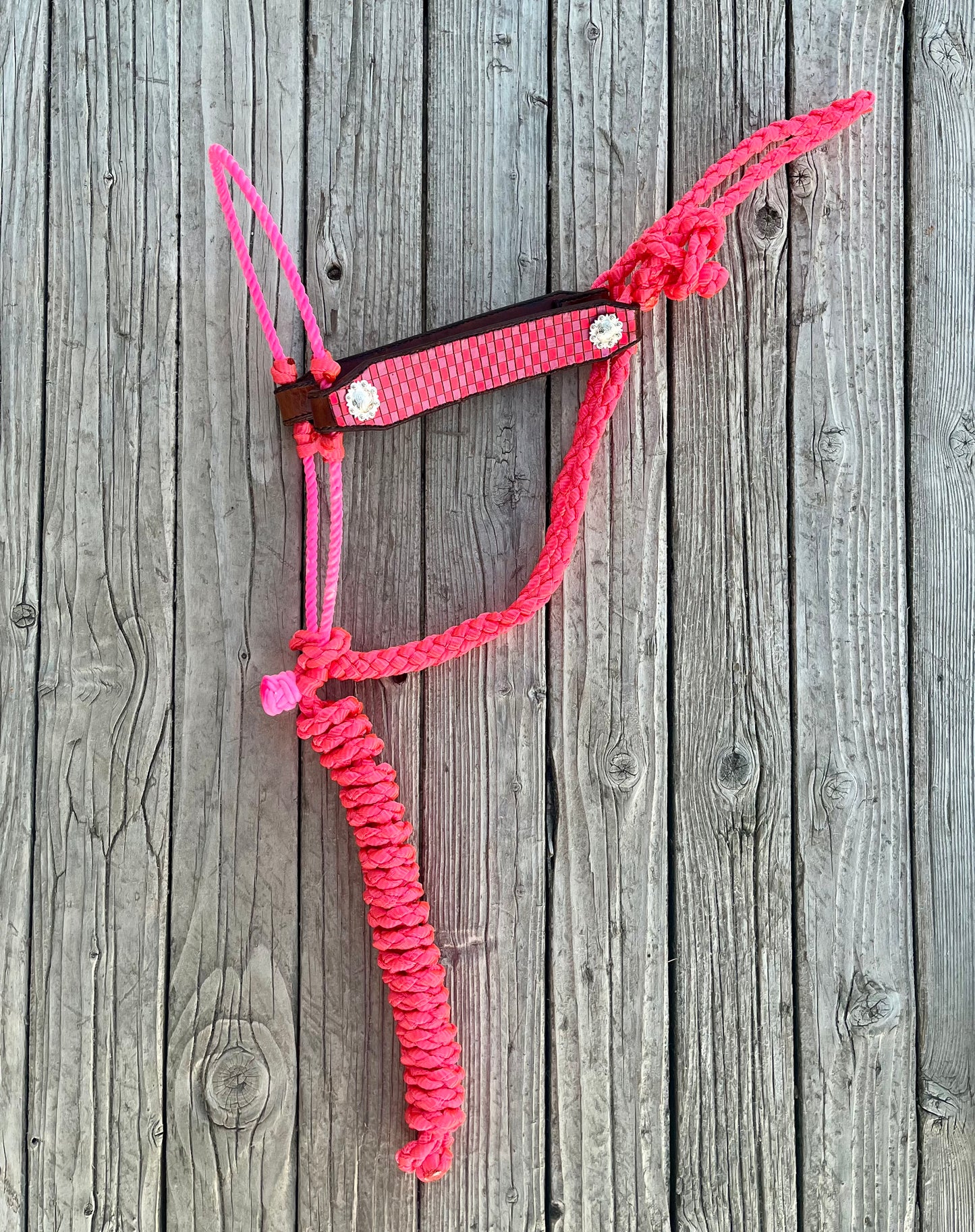 Hybrid Pink Checkered Halter