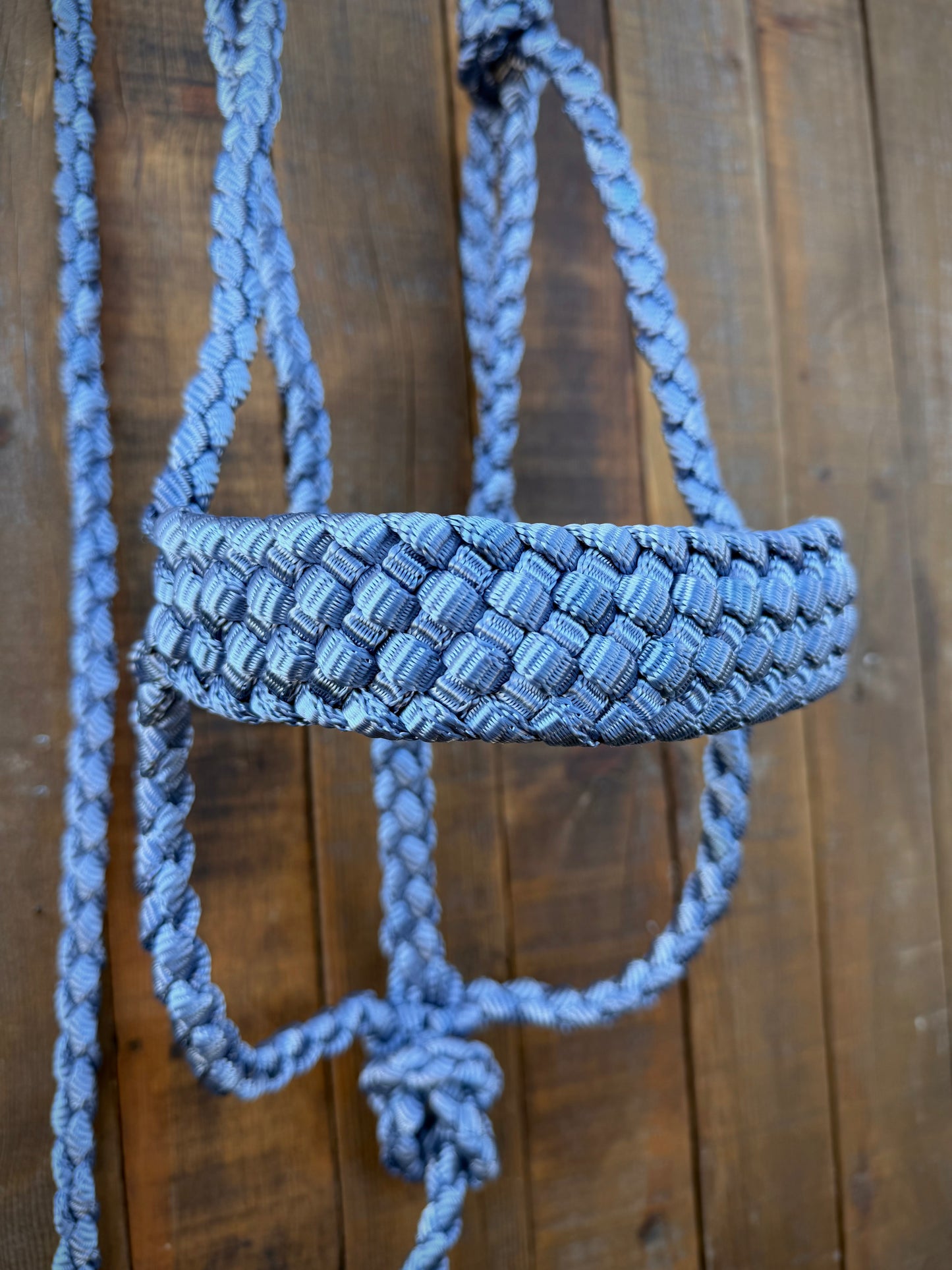 Denim Blue Mule Tape Horse Halter