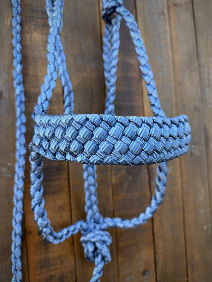 Denim Blue Mule Tape Horse Halter