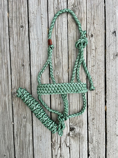 Forest Green Mule Tape Halter