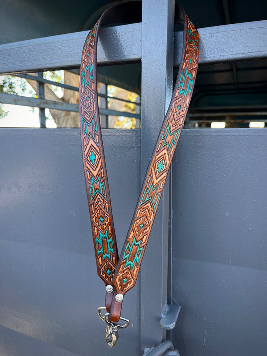 Tooled Camera/Purse Strap