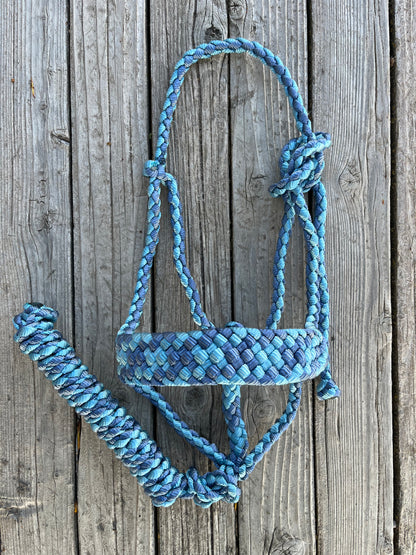Denim & Gift Box Blue Mule Tape Halter