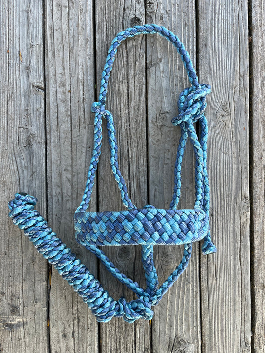 Denim & Gift Box Blue Mule Tape Halter
