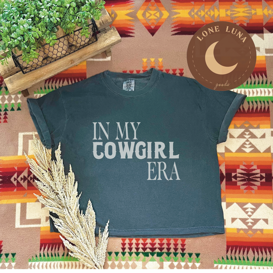 In My Cowgirl Era Cropped Tshirt