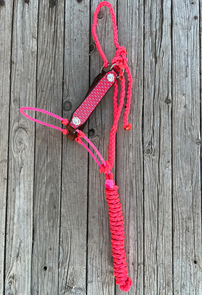 Hybrid Pink Checkered Halter