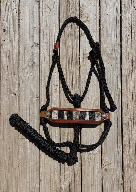 Cowhide Mule Tape Halter